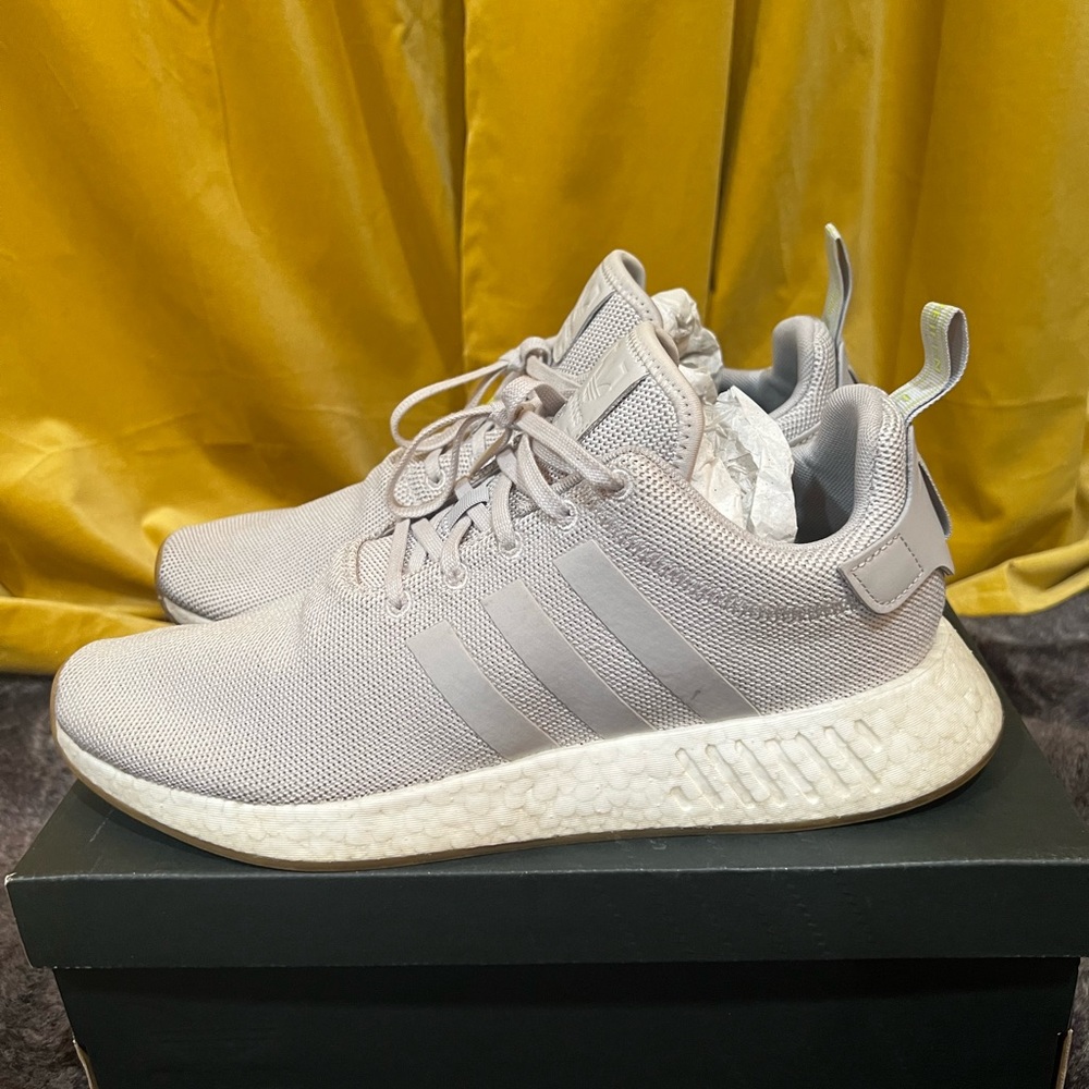 Adidas NMD_R2 'Grey Gum - Pre worn, great condition